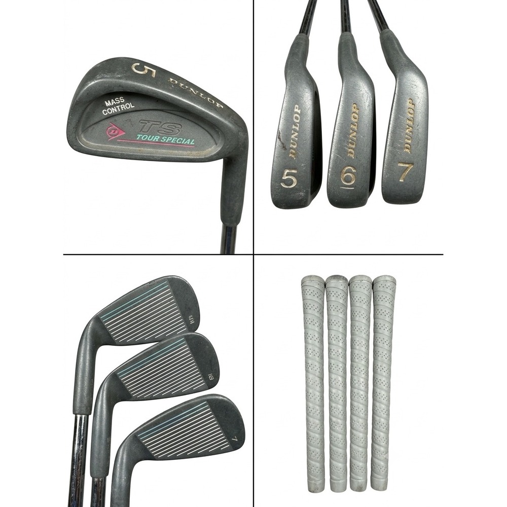 Dunlop TS Tour Special Mass Control Iron Set 5 6 7 Right Hand Steel Shaft Golf